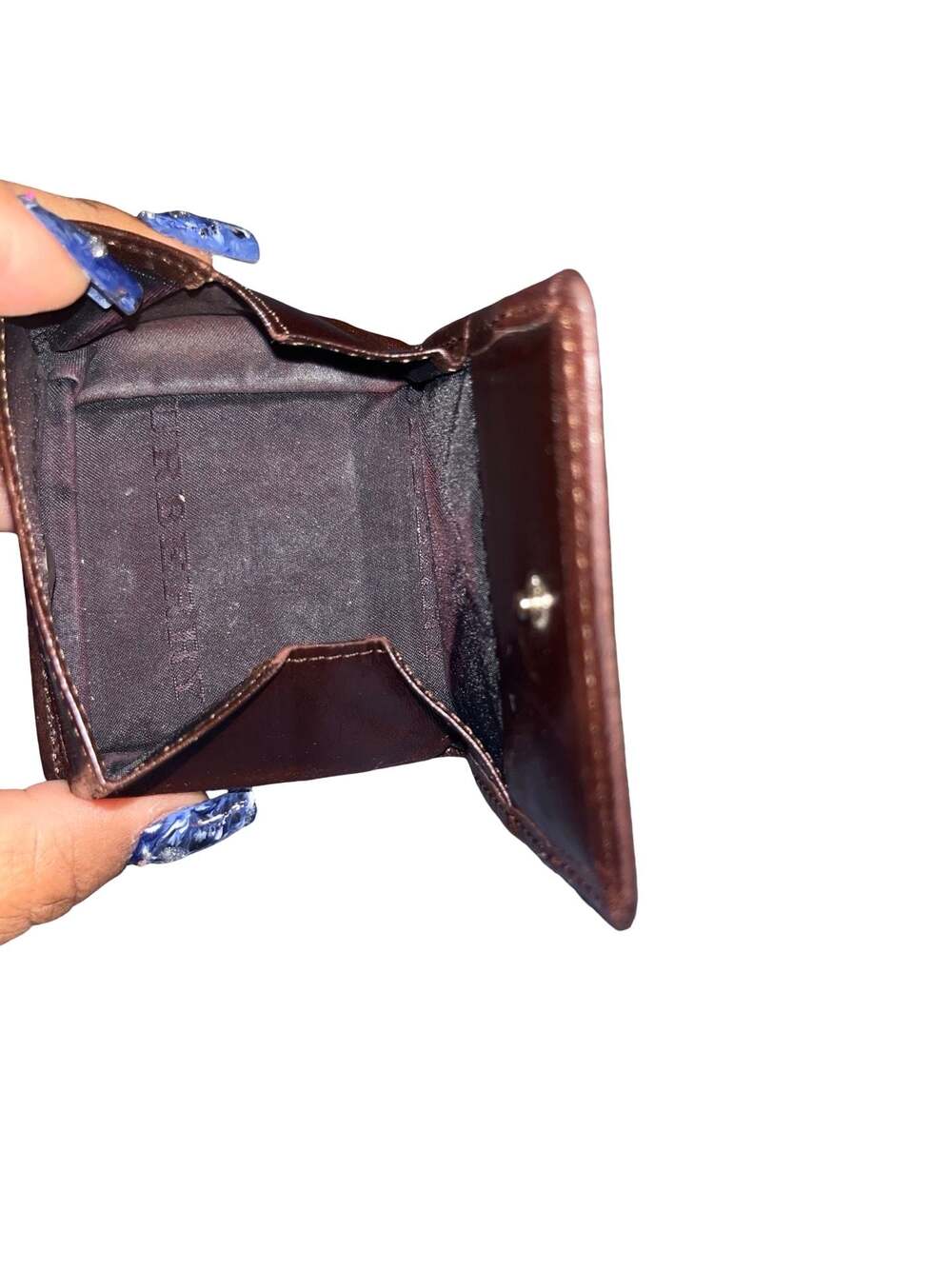 Burberry Vintage House Check and Leather Snap Coin Pouch - Picture 7 of 10